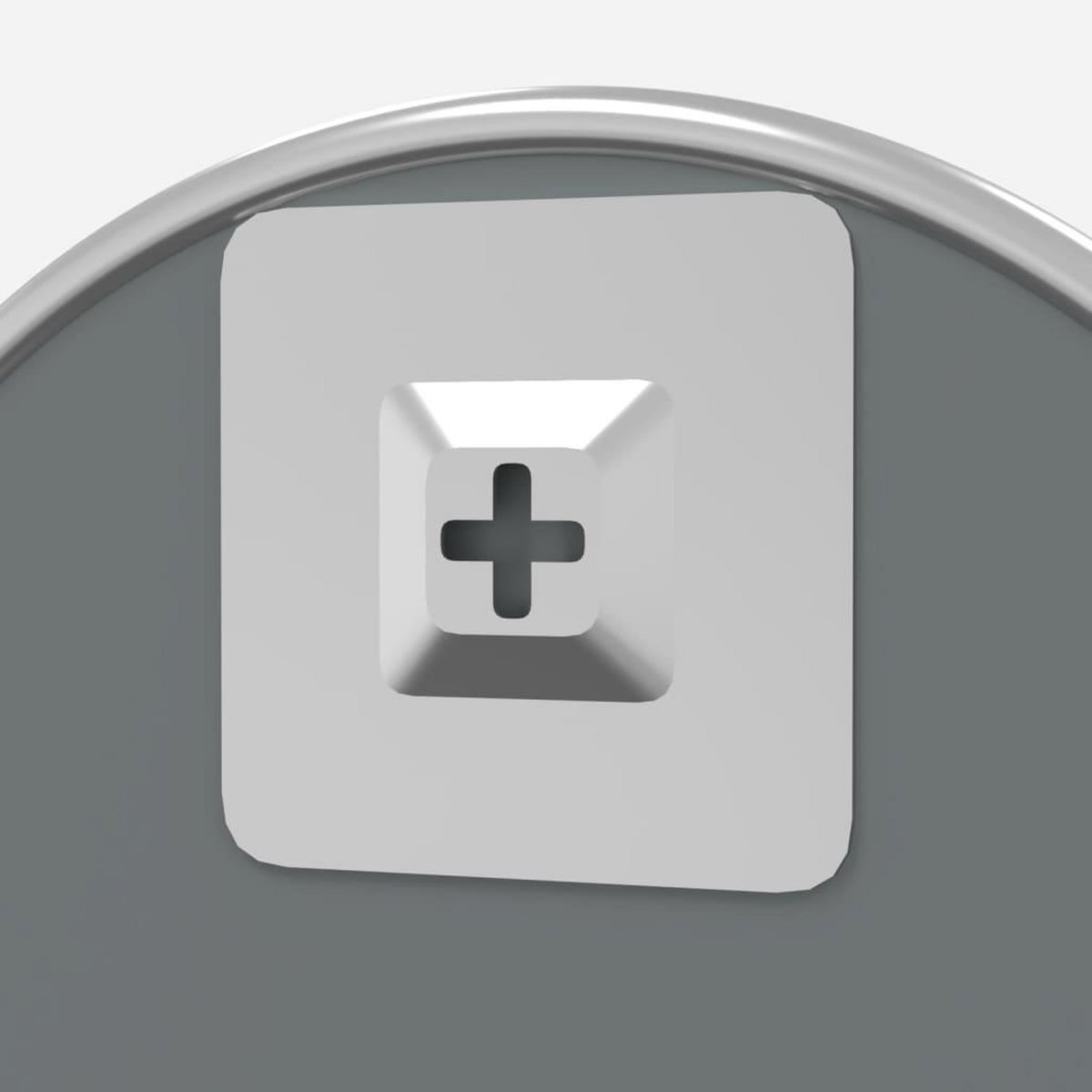 VIDAXL Miroir mural Argente Ø 50 cm Rond