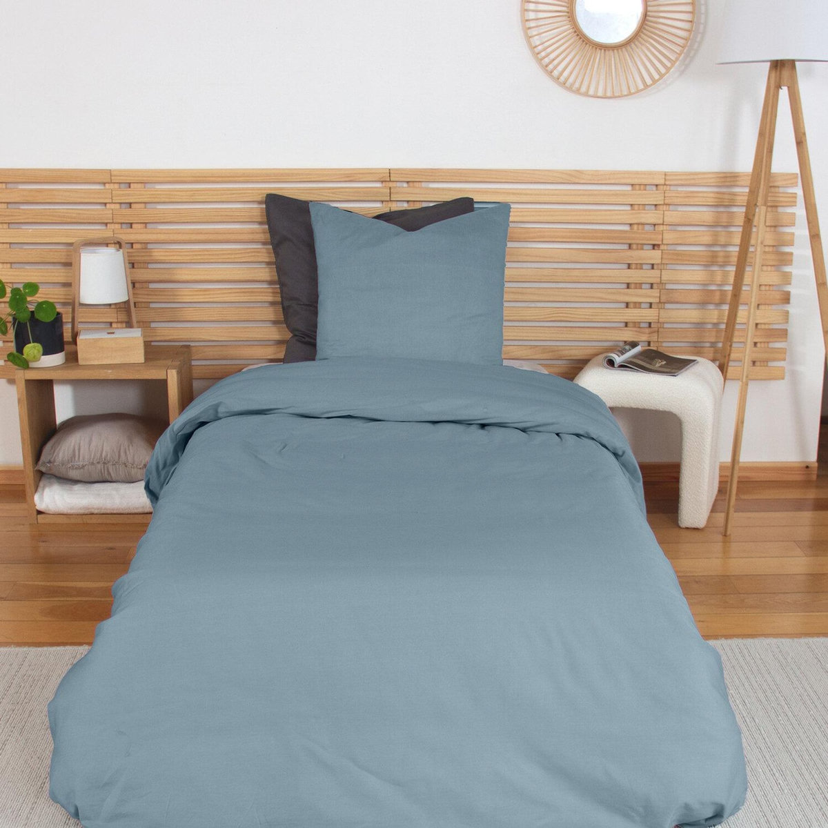 Home collection Parure de couette 100% percale de coton 65fils