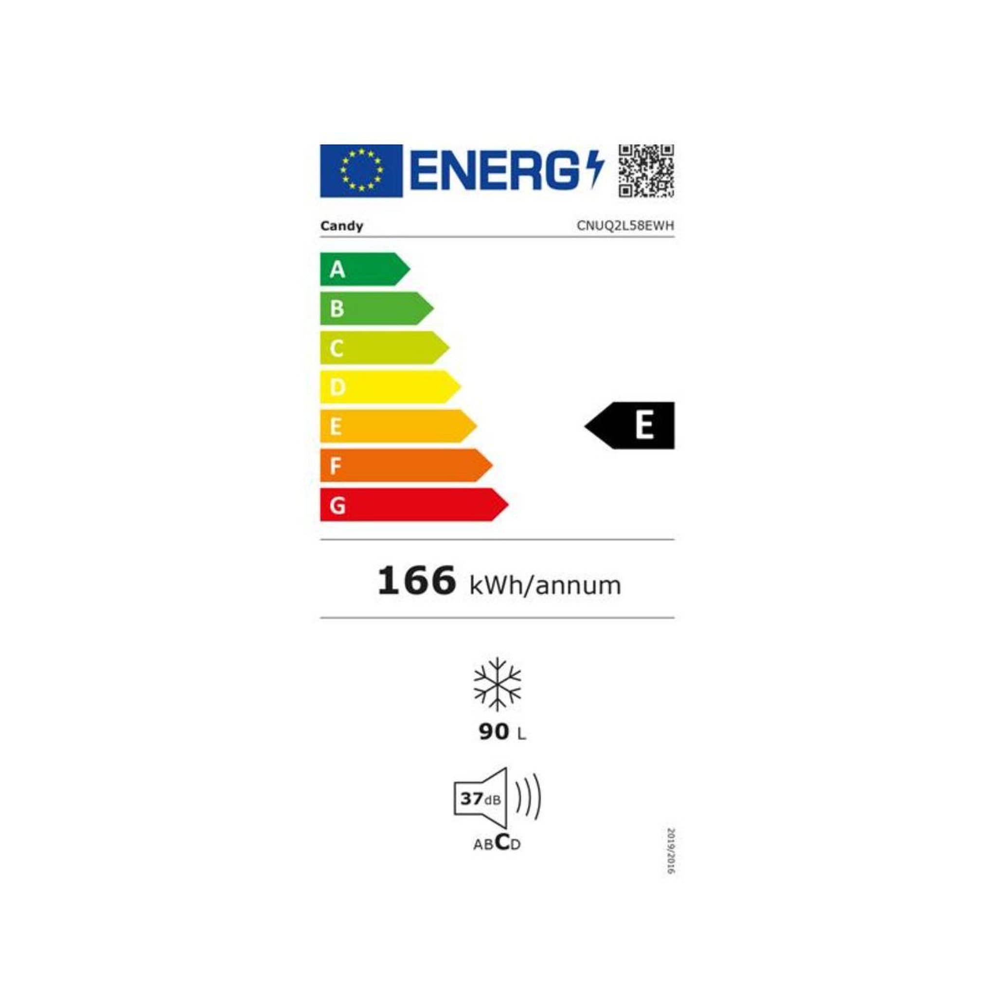 Voir la diapositive 2 : Candy Congélateur top 55cm 90l - cnuq2l58ewh