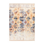 Paris Prix Tapis Tissé Rétro à Poils Courts  Saphira  Beige. Coloris disponibles : Beige