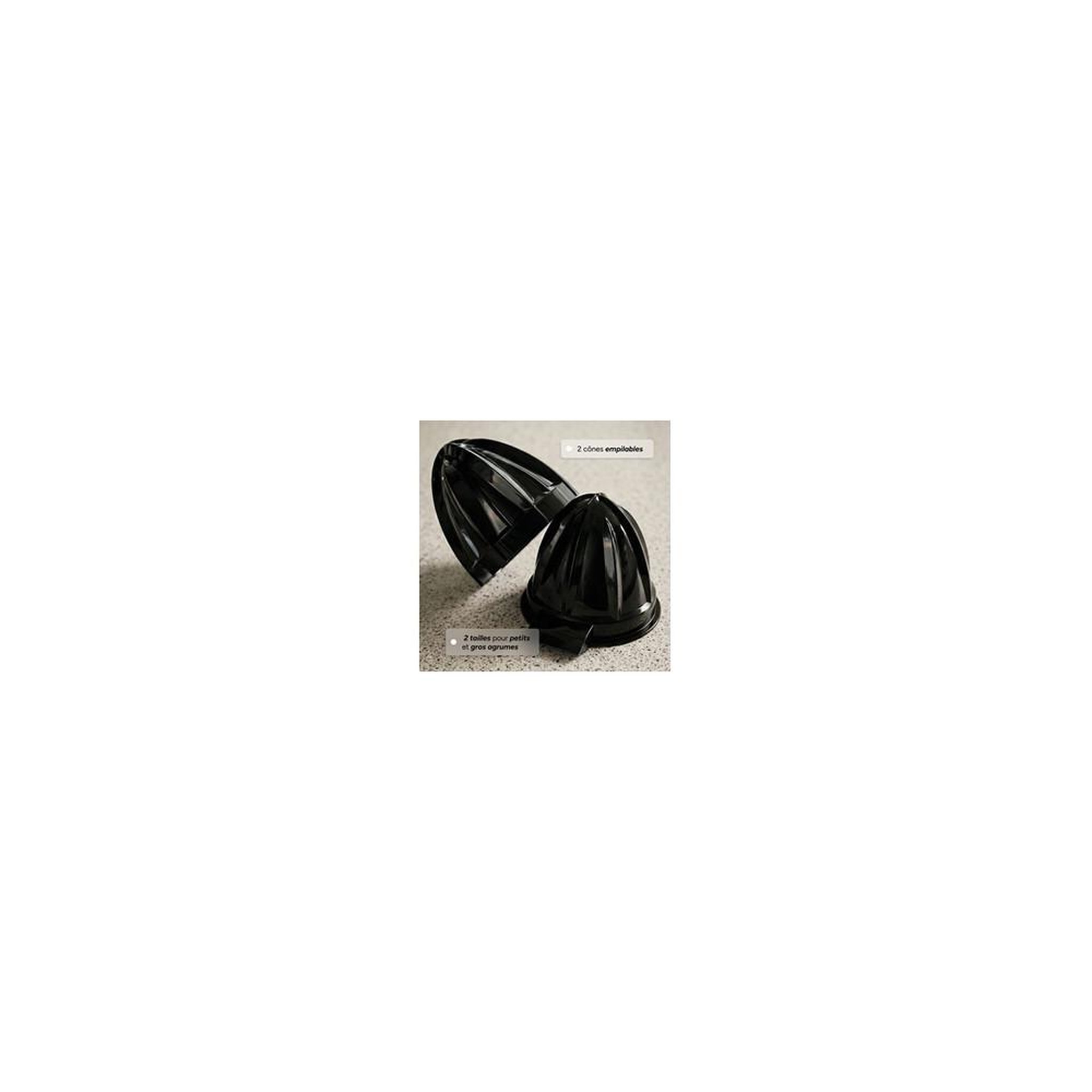 Voir la diapositive 4 : Terraillon Presse-agrumes Terraillon Bistria 600ml Noir