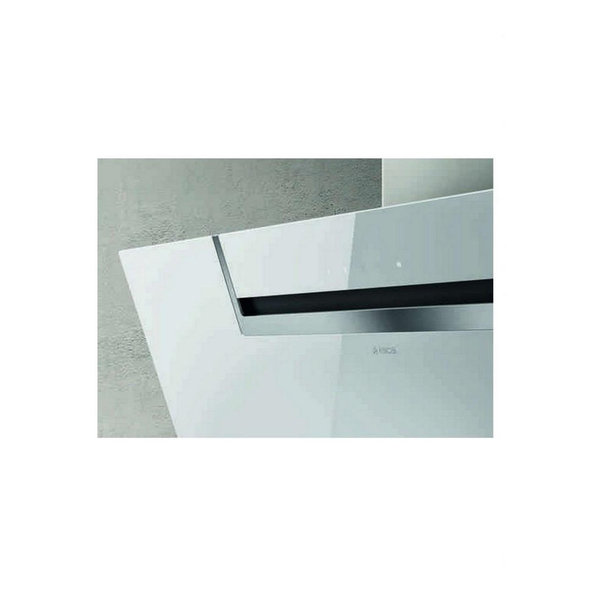 ELICA Hotte décorative inclinée 60cm 495m3/h blanc - PRF0166930