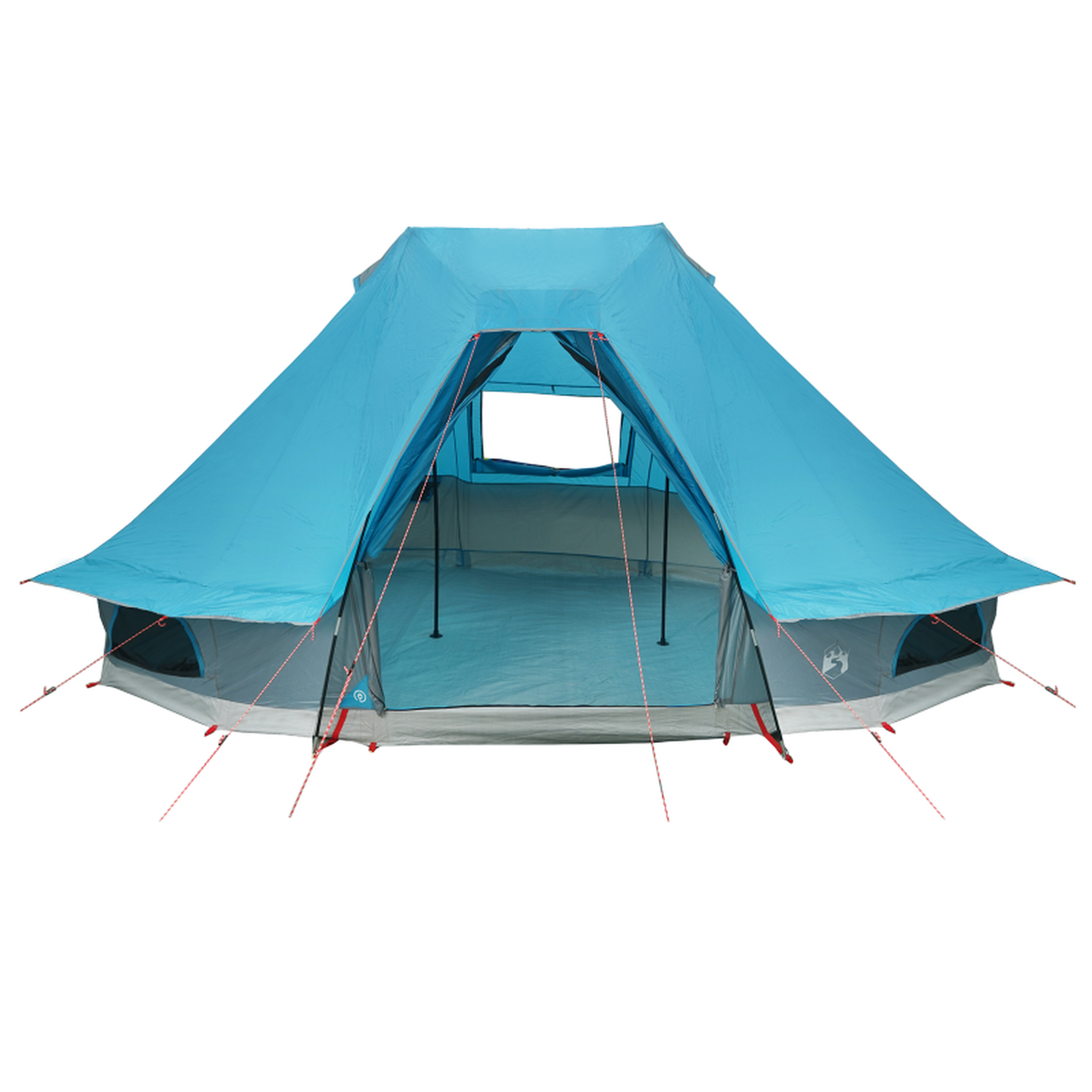 Voir la diapositive 4 : VIDAXL Tente Familiale Tipi Bleue 6 Personnes Étanche