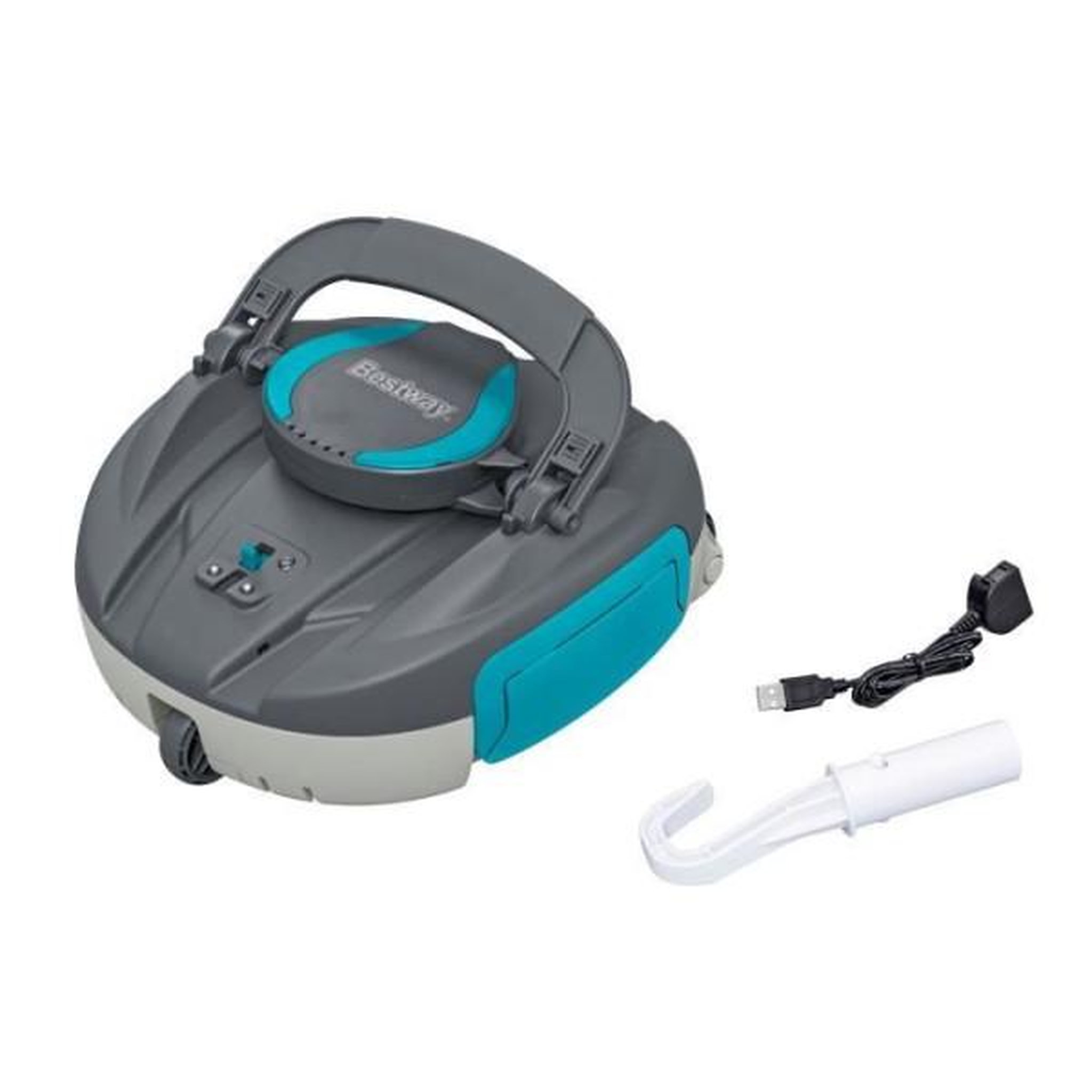 Voir la diapositive 5 : BESTWAY Robot piscine - Bestway - Agate - Rechargeable et autonome - 15m²