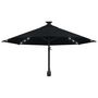 Voir la diapositive 4 : VIDAXL Parasol mural de jardin avec LED 300 cm noir