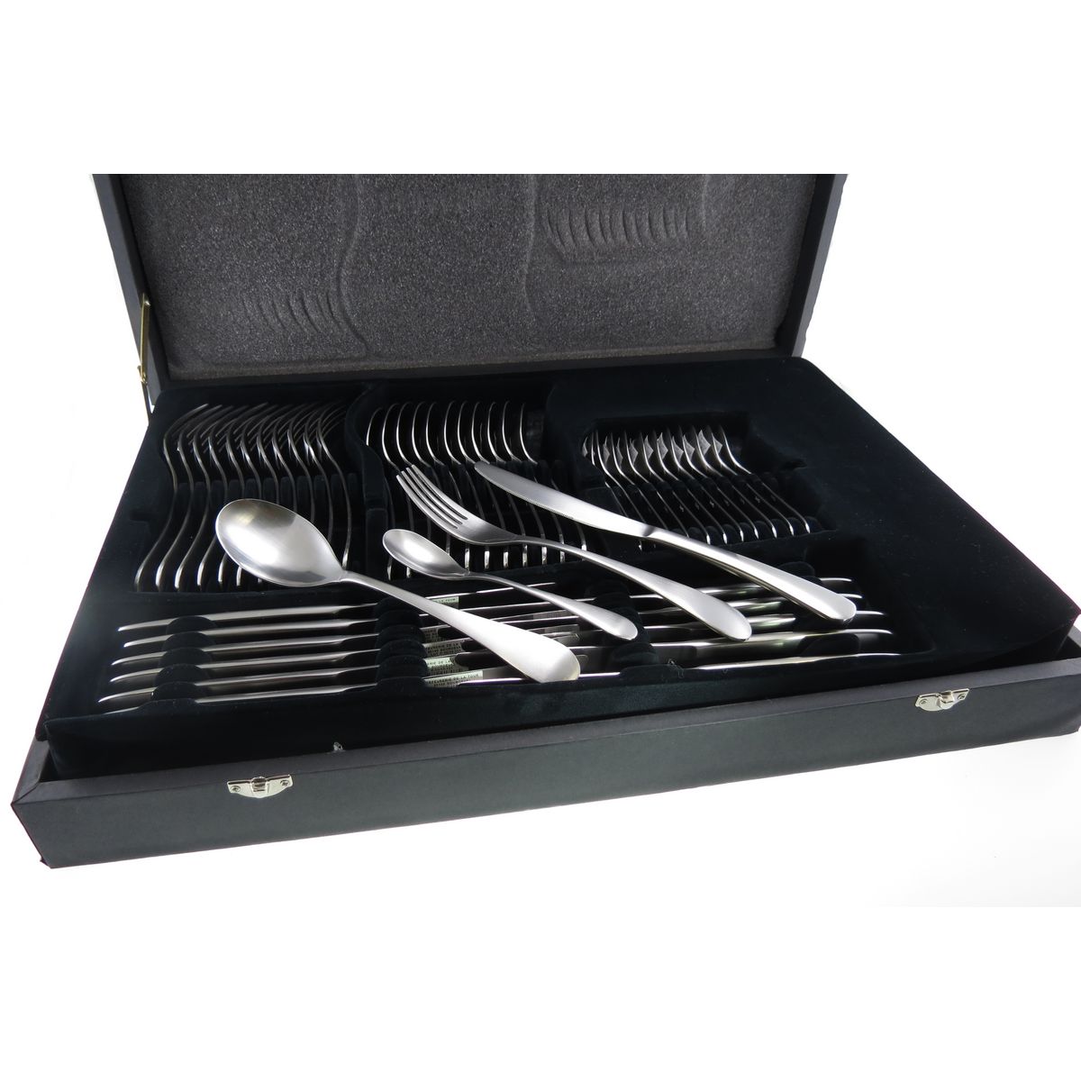 Ménagère 48 pièces sable acier inox