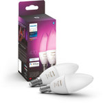 Philips Ampoule LED connectée HUE W&C E14 4W x2