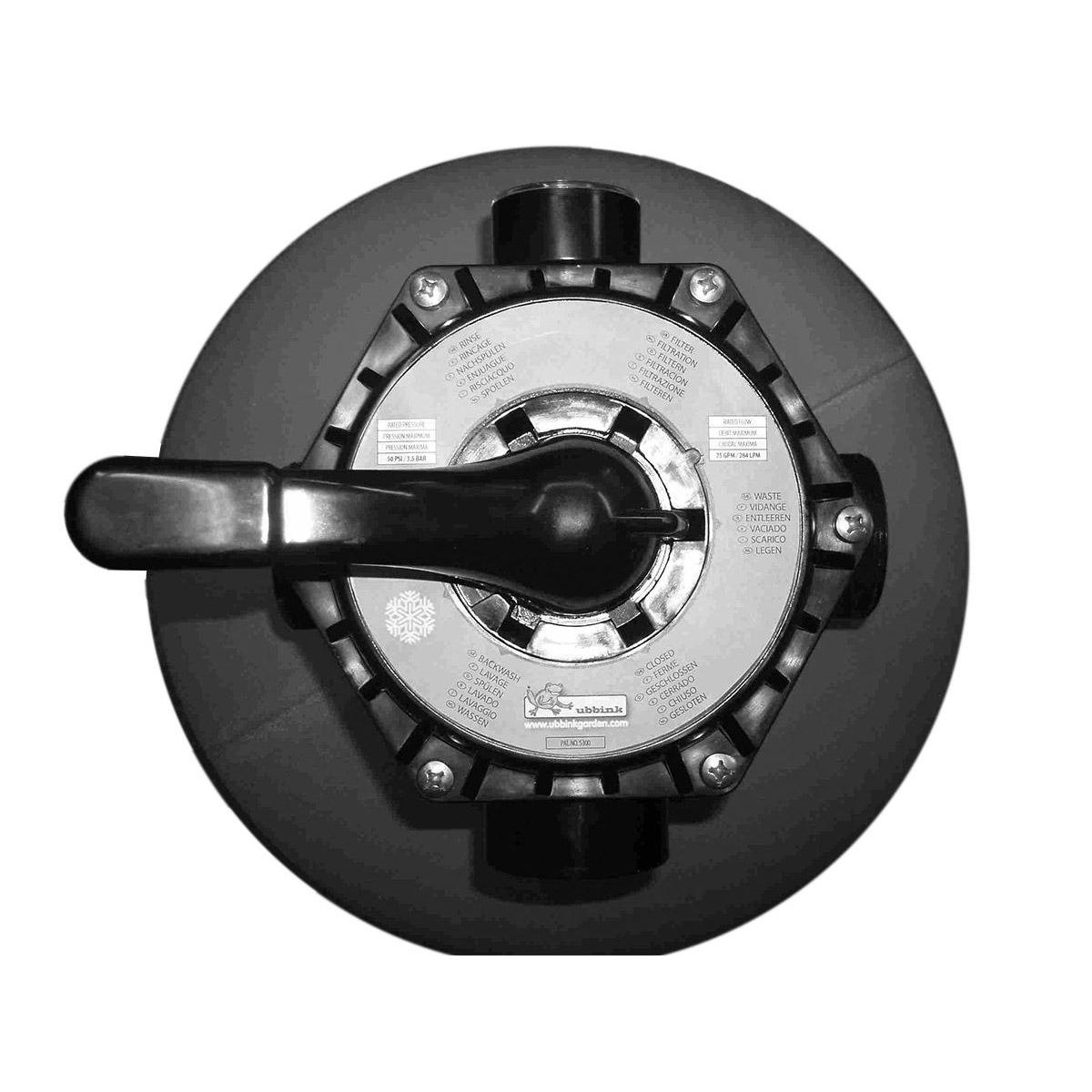 Ubbink Vanne 6 voies pour filtre à sable PoolFilter Ø 400-500-600 mm - Ubbink