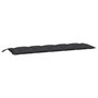 Voir la diapositive 3 : VIDAXL Coussins de banc jardin lot de 2 noir 180x50x7 cm tissu Oxford