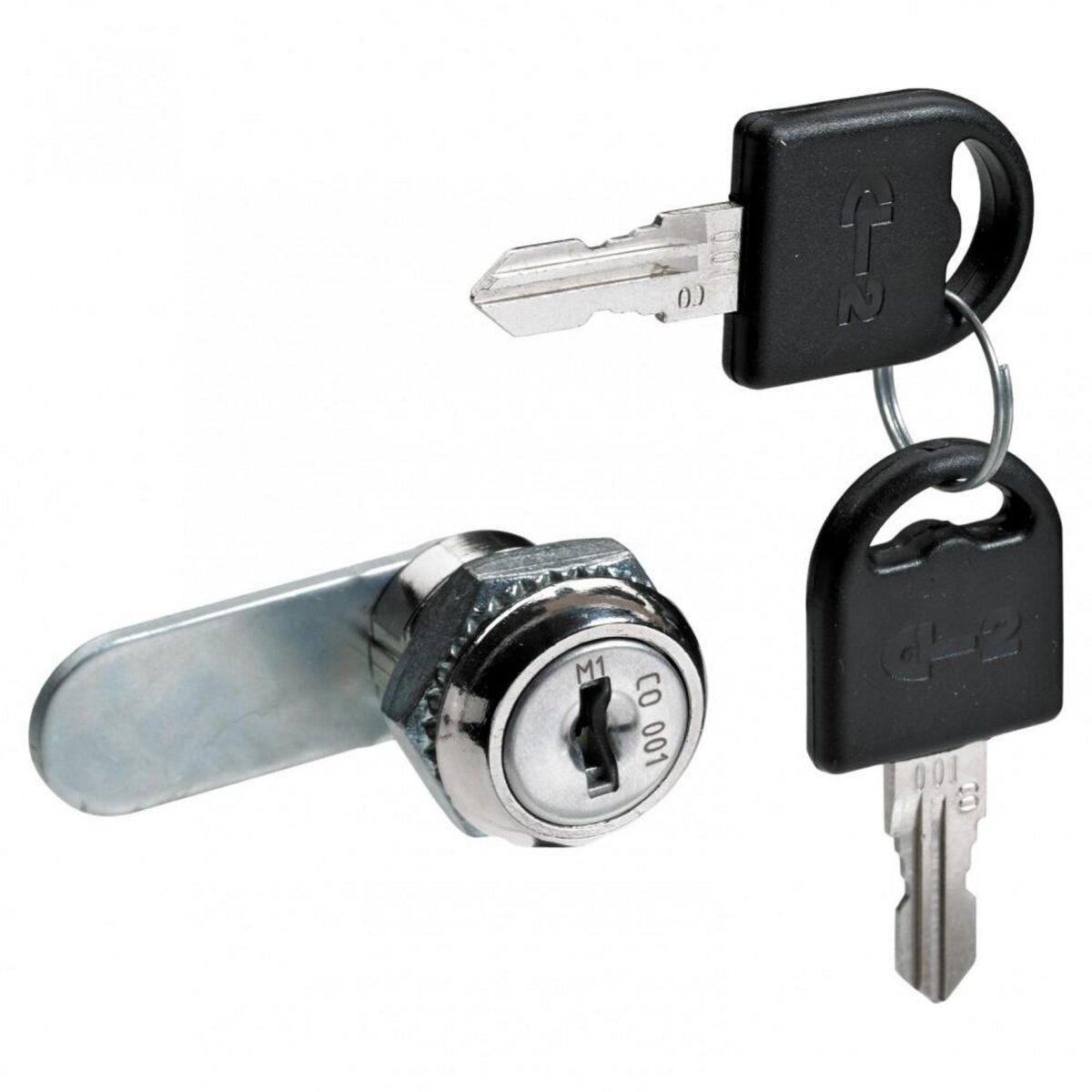 CENTRALE BRICO Serrure de meuble acier à encastrer HETTICH de 10 à 30 mm réversible