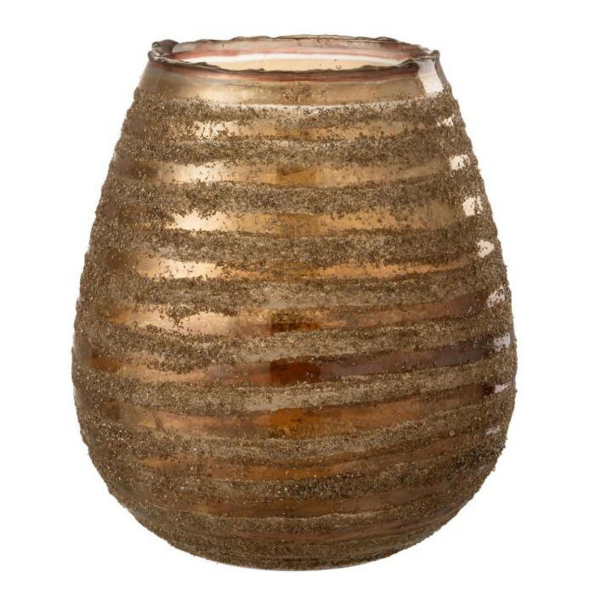 Paris Prix Photophore Design  Safari Lignes  23cm Marron