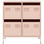 Voir la diapositive 5 : VIDAXL Buffet rose 68x39x73,5 cm acier lamine a froid