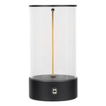 Paris Prix Lampe à Poser Tactile  Cylindre  15cm Noir