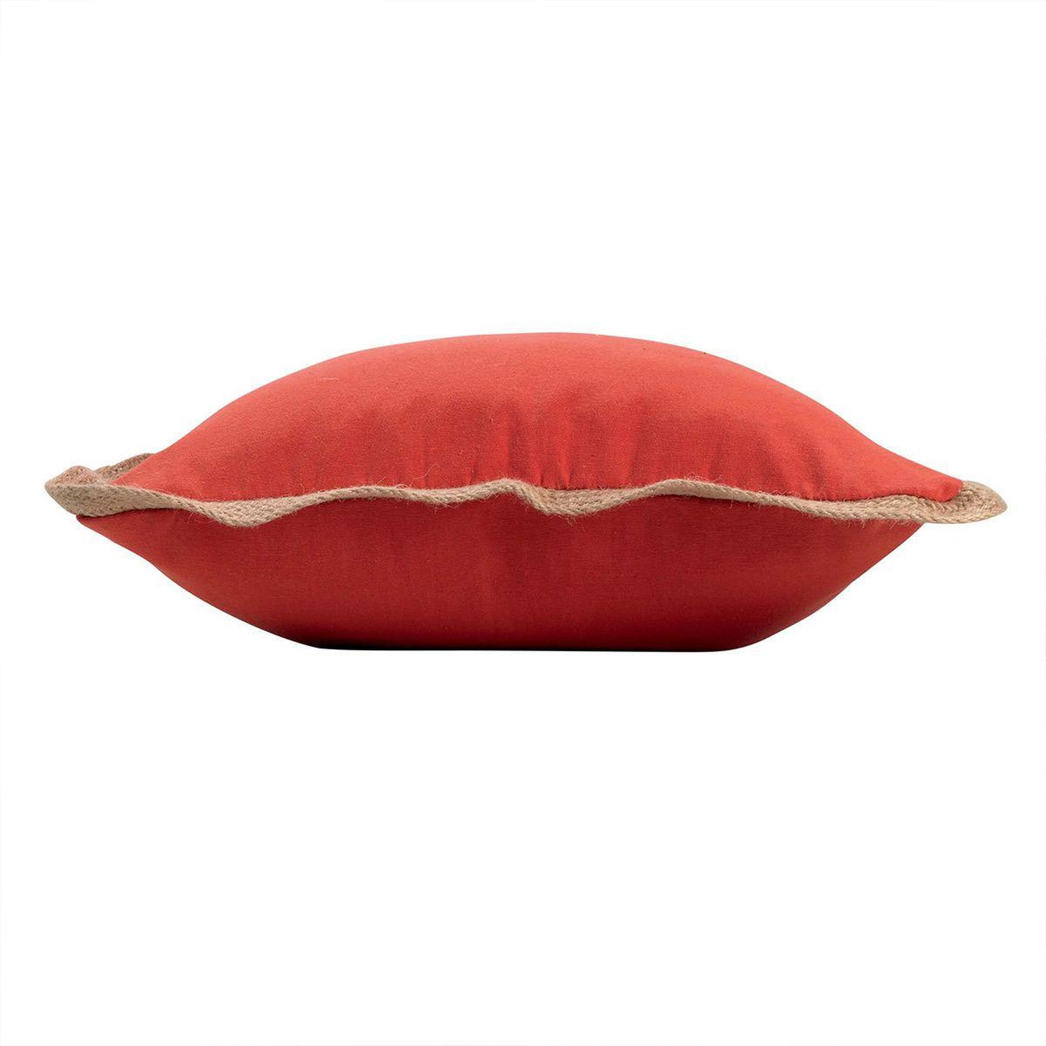 Voir la diapositive 2 : Douceur d'Intérieur Coussin déco carré  kelonia  40x40cm orange