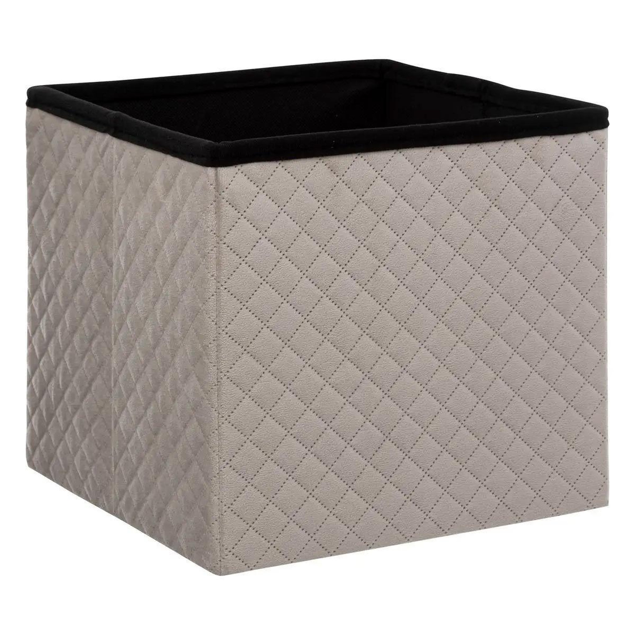 Voir la diapositive 2 : FIVE Pouf carré en velours  mix n'modul  31cm lin