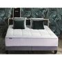 Voir la diapositive 1 : Ensemble Matelas Ressort 30cm 7 zones + sommier 2x90x200 cm + oreillers + couette PALACIO