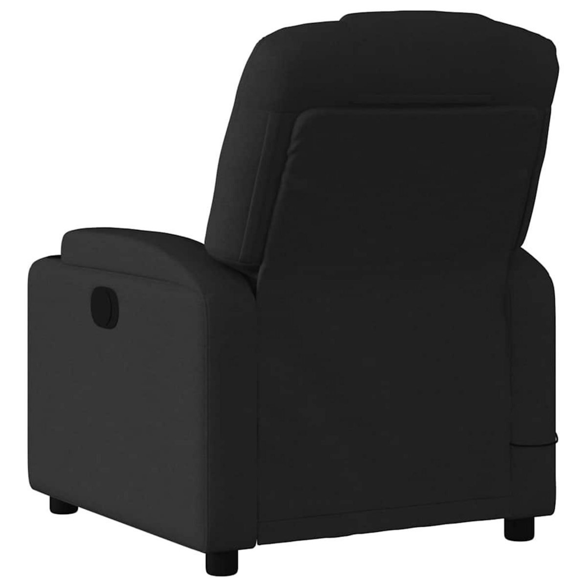 VIDAXL Fauteuil de massage inclinable electrique Noir Tissu