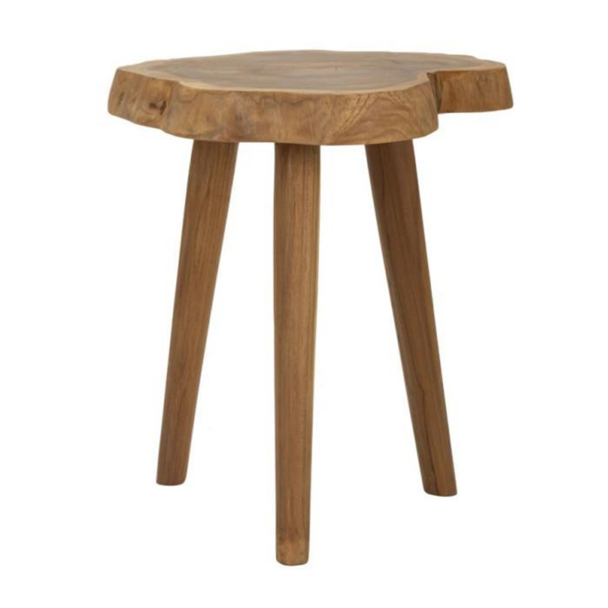 Paris Prix Tabouret en Bois  Budut  45cm Naturel