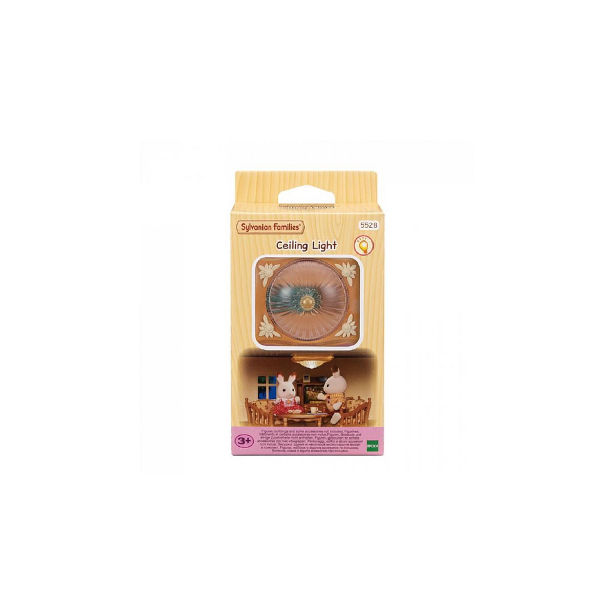 Sylvanian Families Plafonnier Éclairant Sylvanian Families - Accessoire de Jeu pour Maison de Poupées