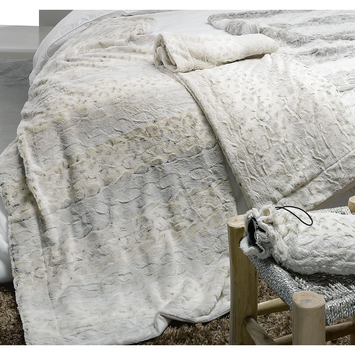 Les Ateliers du Linge Plaid 100%polyester