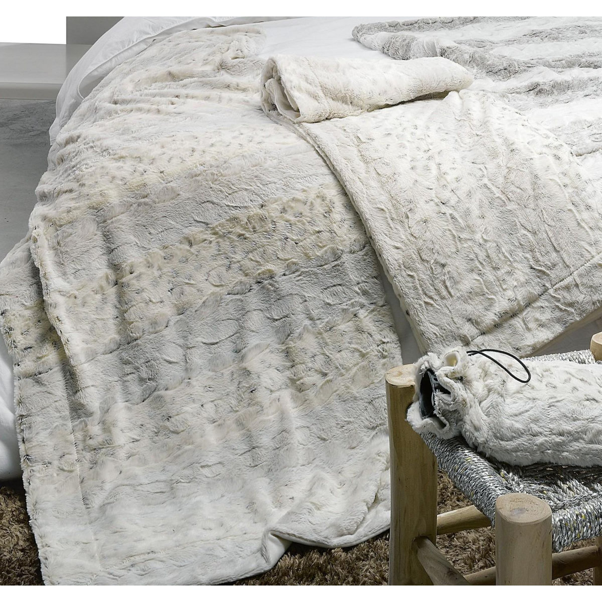 Les Ateliers du Linge Plaid 100%polyester