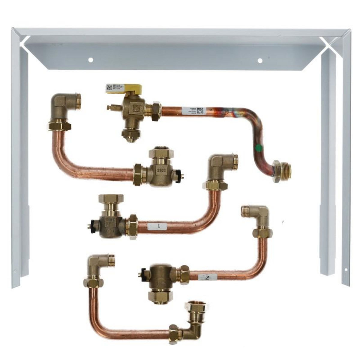 Saunier Duval Kit tubulure express avec cache SAD SAD SAUNIER DUVAL 0010025501