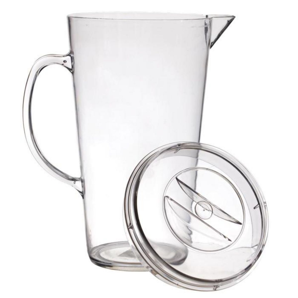 Paris Prix Pichet & 4 Verres  Bain de Soleil  25cm Transparent