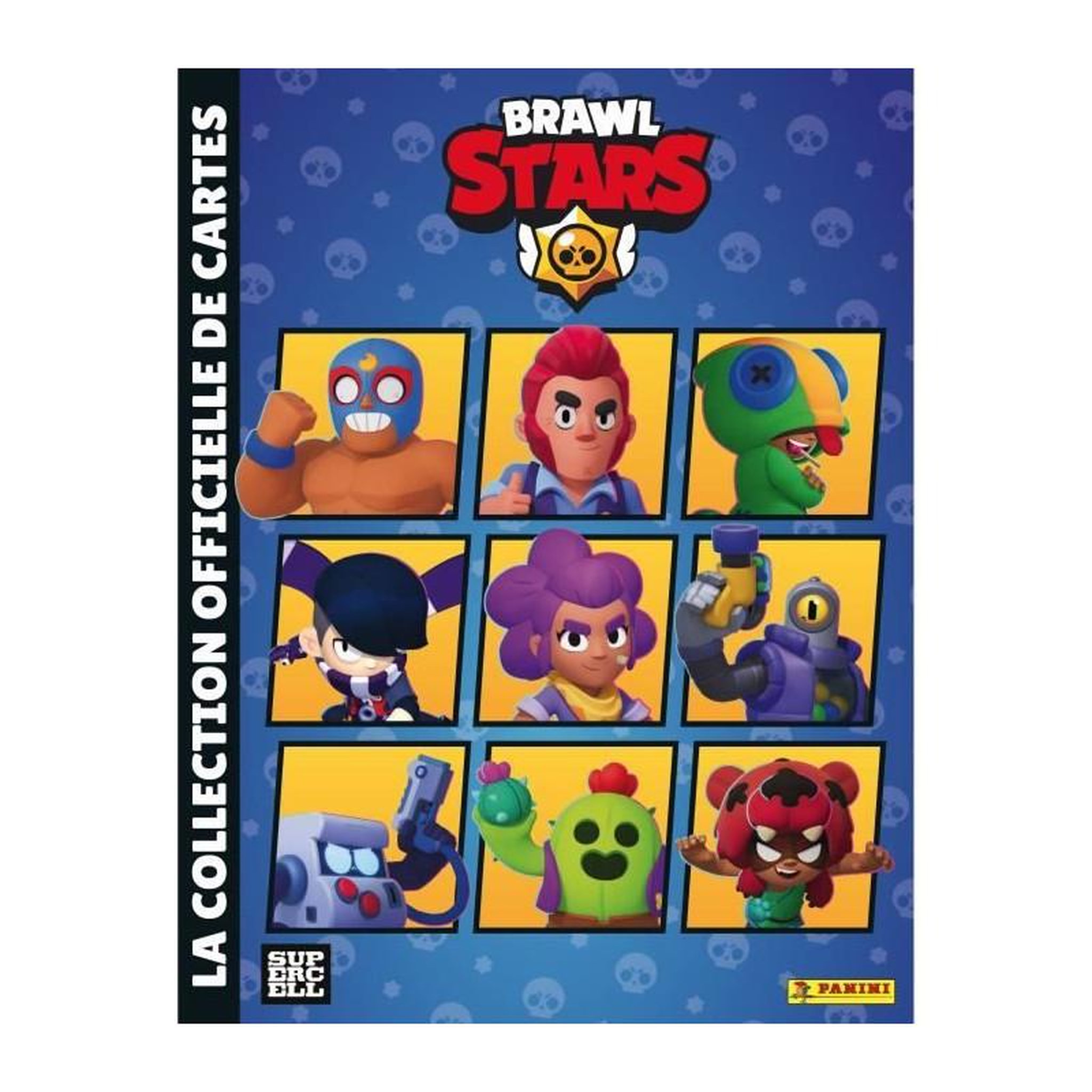 Voir la diapositive 2 : Panini Pack de démarrage - PANINI - BRAWL STARS TC - Classeur + 2 pochettes - 1 carte édition limitée - 16 cartes
