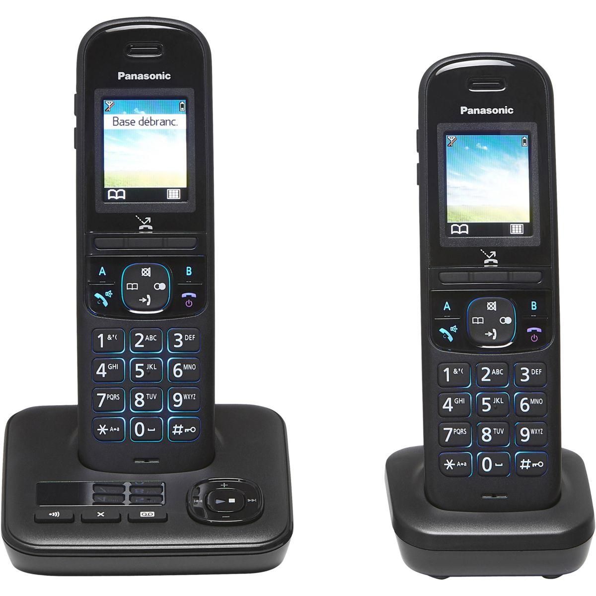 PANASONIC Téléphone sans fil KX-TGH722FRB