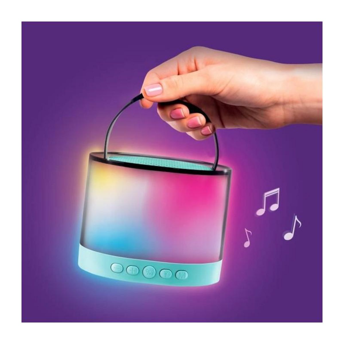 Canal Toys Canal Toys - Music Creator - Mini Station Karaoké - Enceinte lumineuse avec 2 microphones sans fil - INF 044