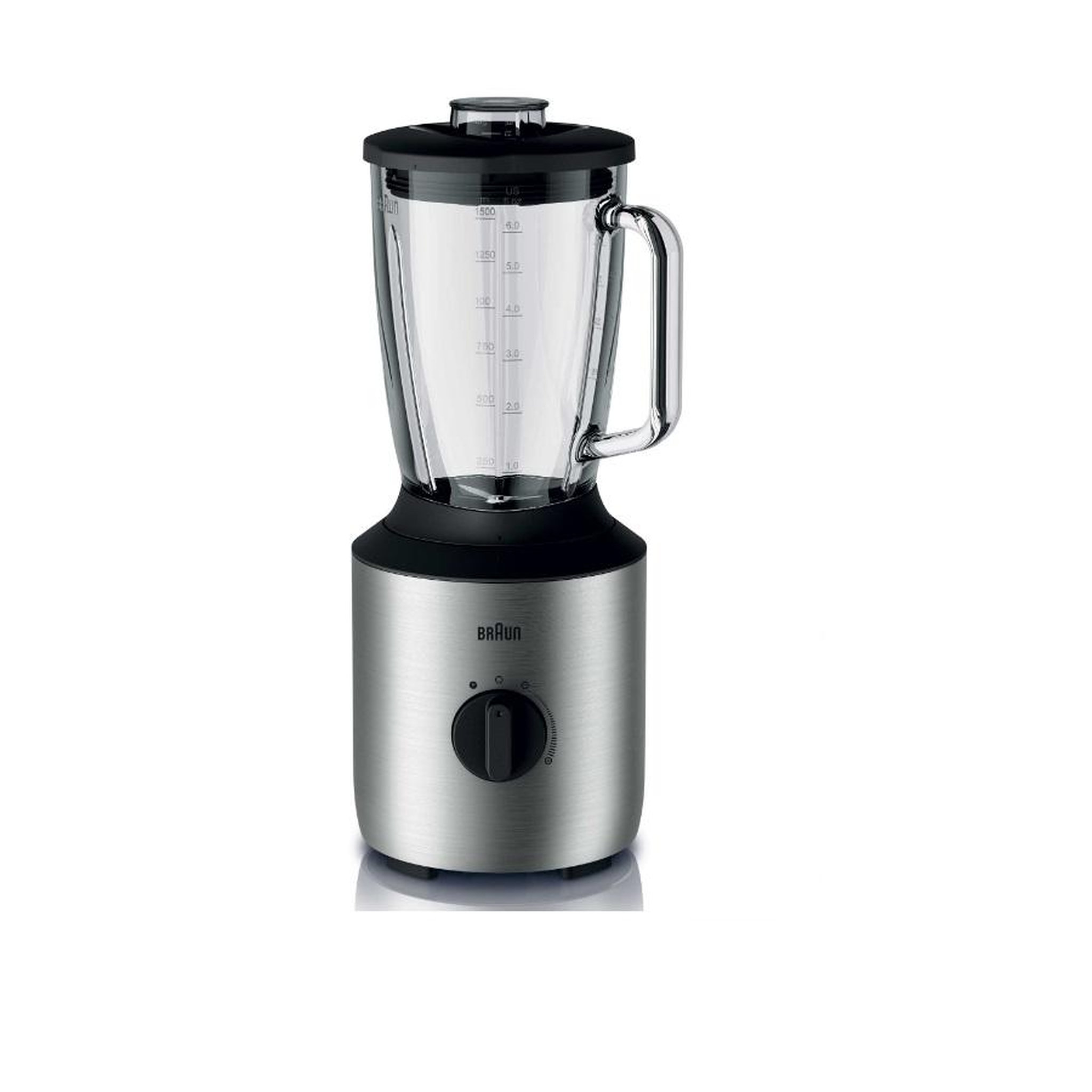 Voir la diapositive 2 : BRAUN Blender 1.5l 800w  inox - jb3272si