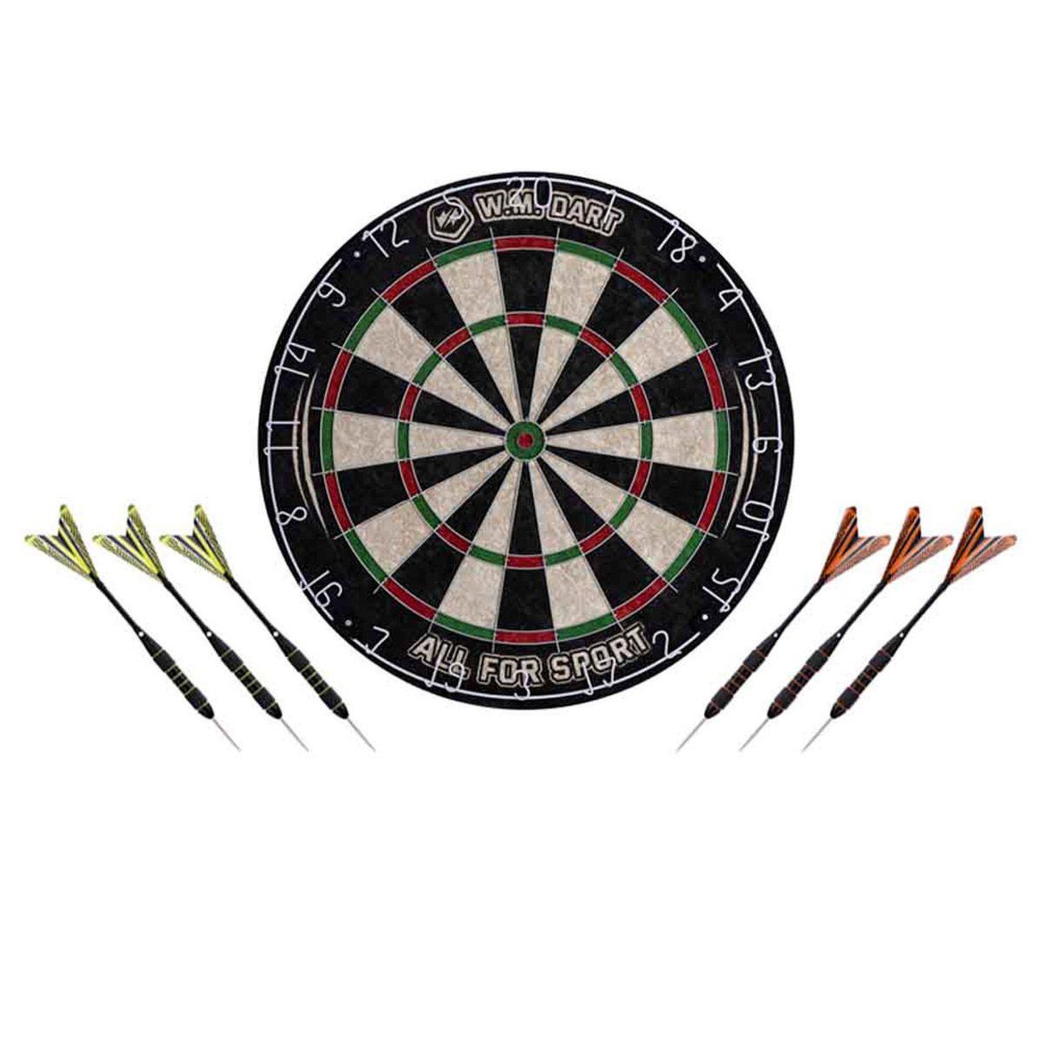 DE FAUGERES Cible de fléchettes  traditionnelle  45cm noir