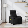 Voir la diapositive 1 : VIDAXL Fauteuil de massage inclinable Noir Tissu