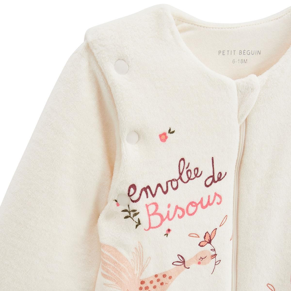 Petit Béguin Turbulette TOG 2 en velours avec manches amovibles et jambes séparables Manouk