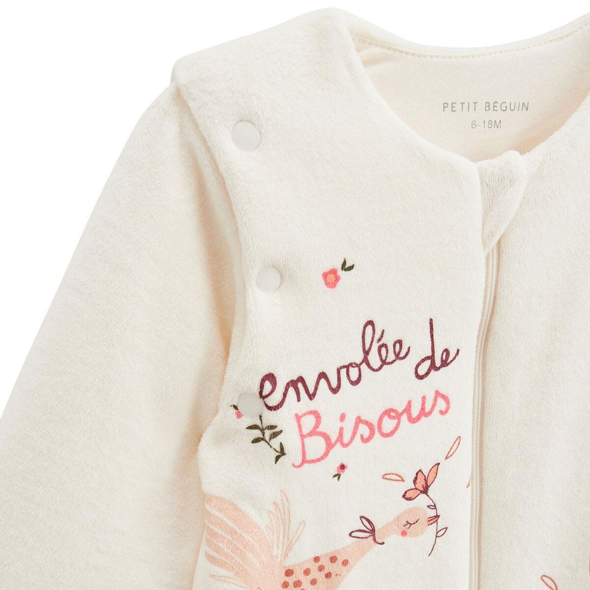 Petit Béguin Turbulette TOG 2 en velours avec manches amovibles et jambes séparables Manouk