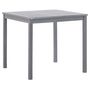 Voir la diapositive 2 : VIDAXL Ensemble a manger de jardin 5 pcs Bois d'acacia massif Gris