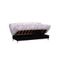 Voir la diapositive 2 : Banquette clic-clac MANAE, matelas 12cm, 25kg/m3 tissu motifs