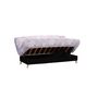 Voir la diapositive 2 : Banquette clic-clac MANAE, matelas 12cm, 25kg/m3 tissu motifs