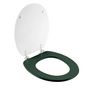 Voir la diapositive 3 : Paris Prix Abattant WC Imprimé Végétal  Vagabonde  45cm Vert