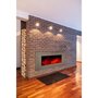 Voir la diapositive 6 : Chemin'arte Cheminée électrique 2000w avec télécommande - pure inox xxl
