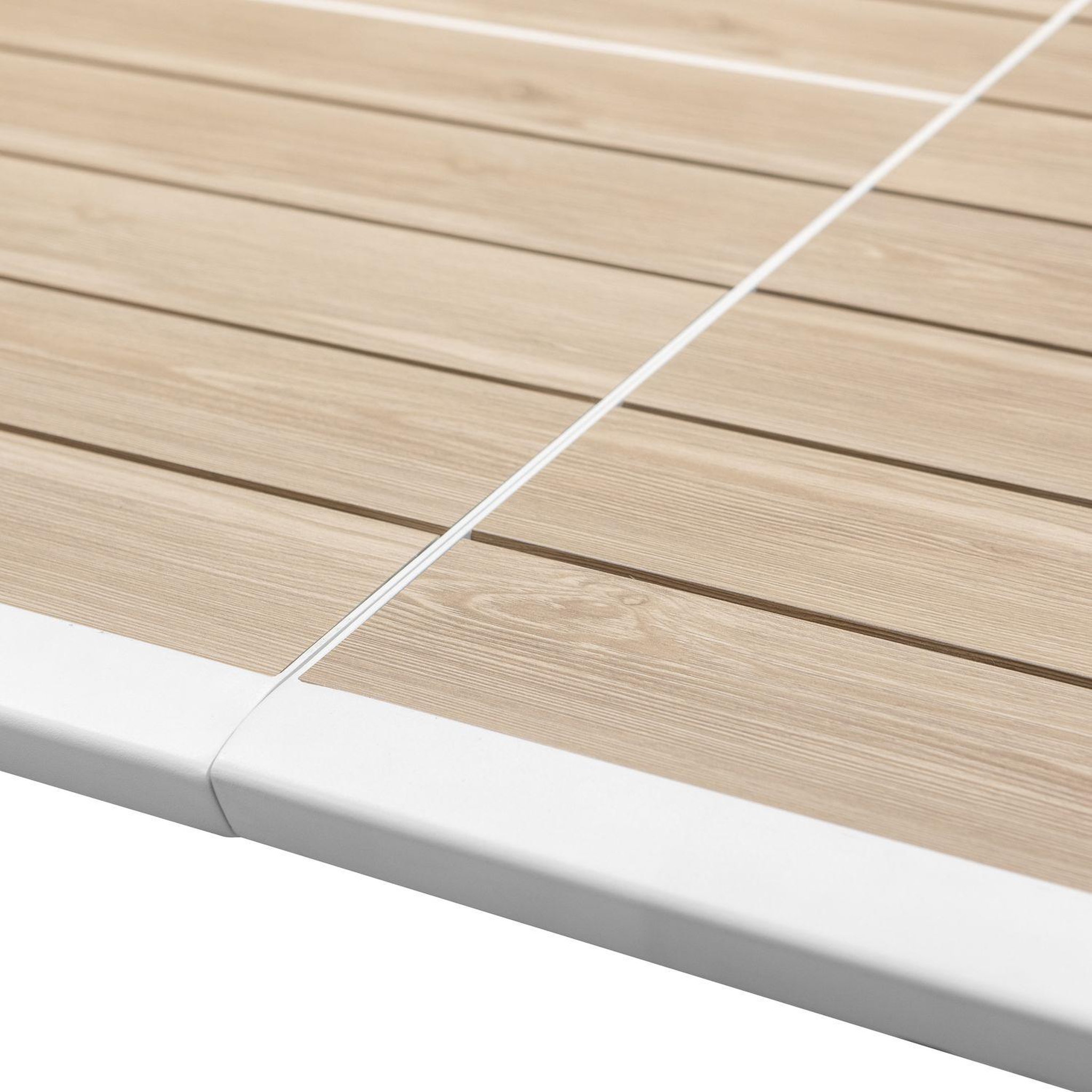 Voir la diapositive 5 : HESPERIDE Table de jardin extensible Pavane en aluminium