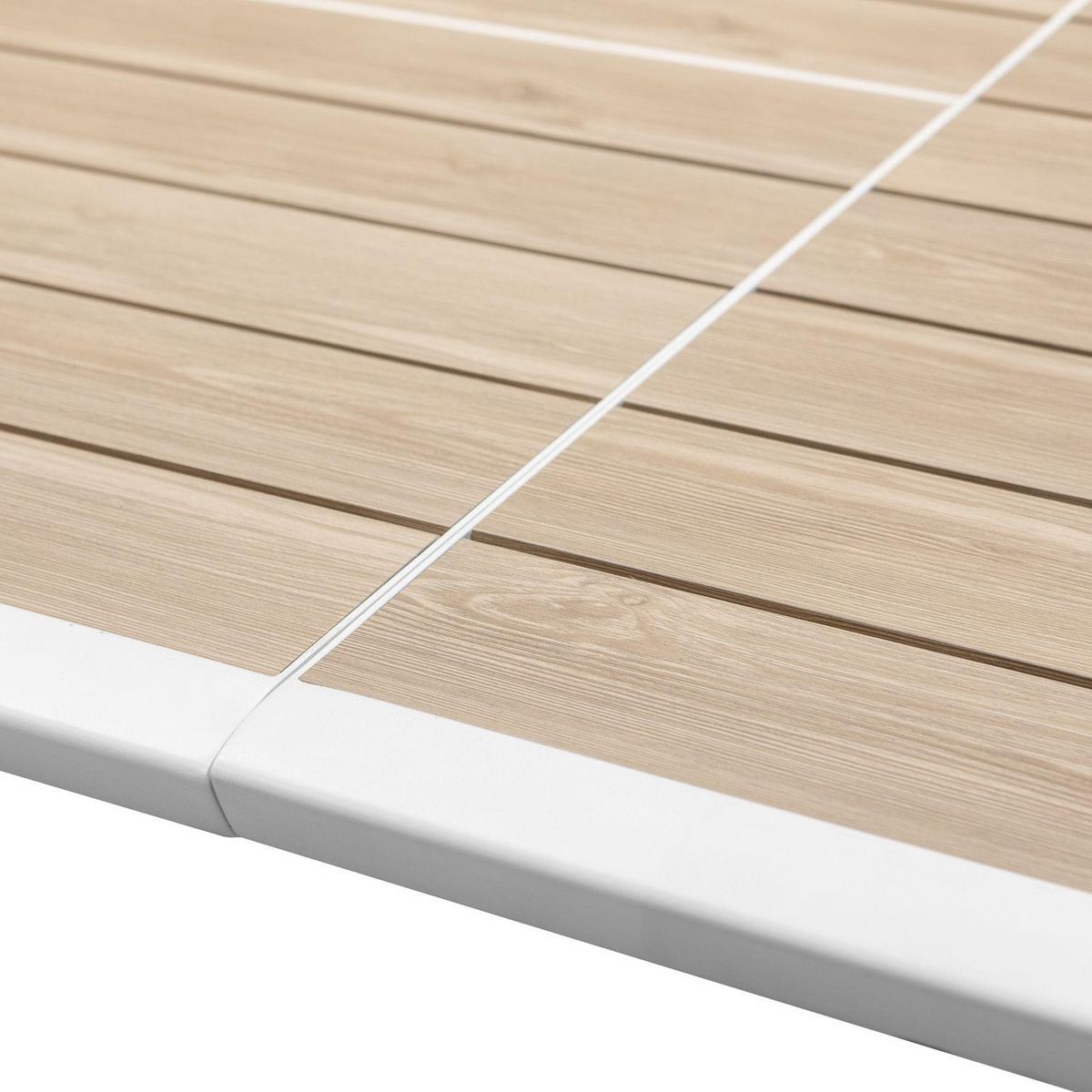 HESPERIDE Table de jardin extensible Pavane en aluminium