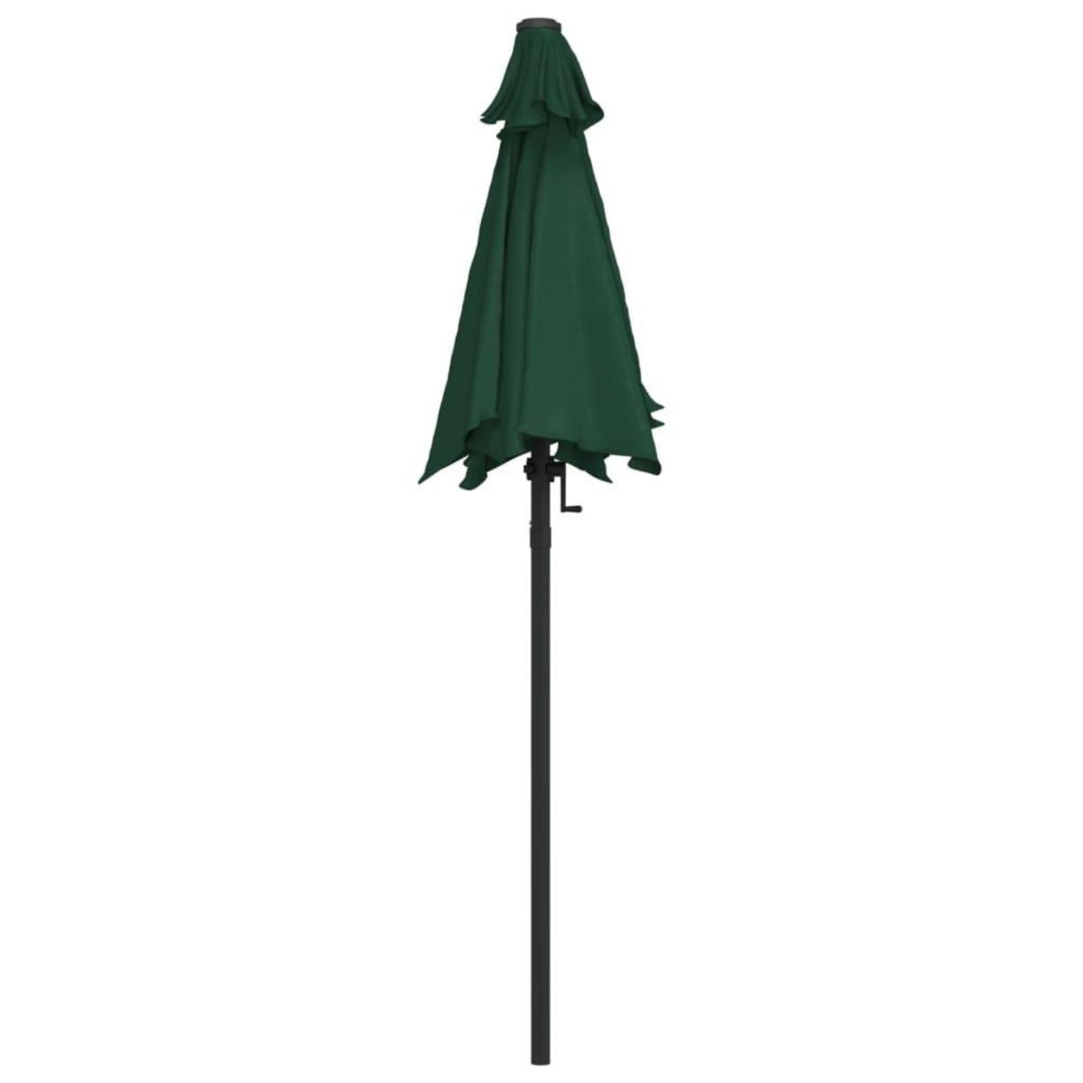 VIDAXL Parasol Vert 200x224 cm Aluminium