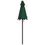 Voir la diapositive 4 : VIDAXL Parasol Vert 200x224 cm Aluminium