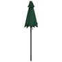 Voir la diapositive 4 : VIDAXL Parasol Vert 200x224 cm Aluminium