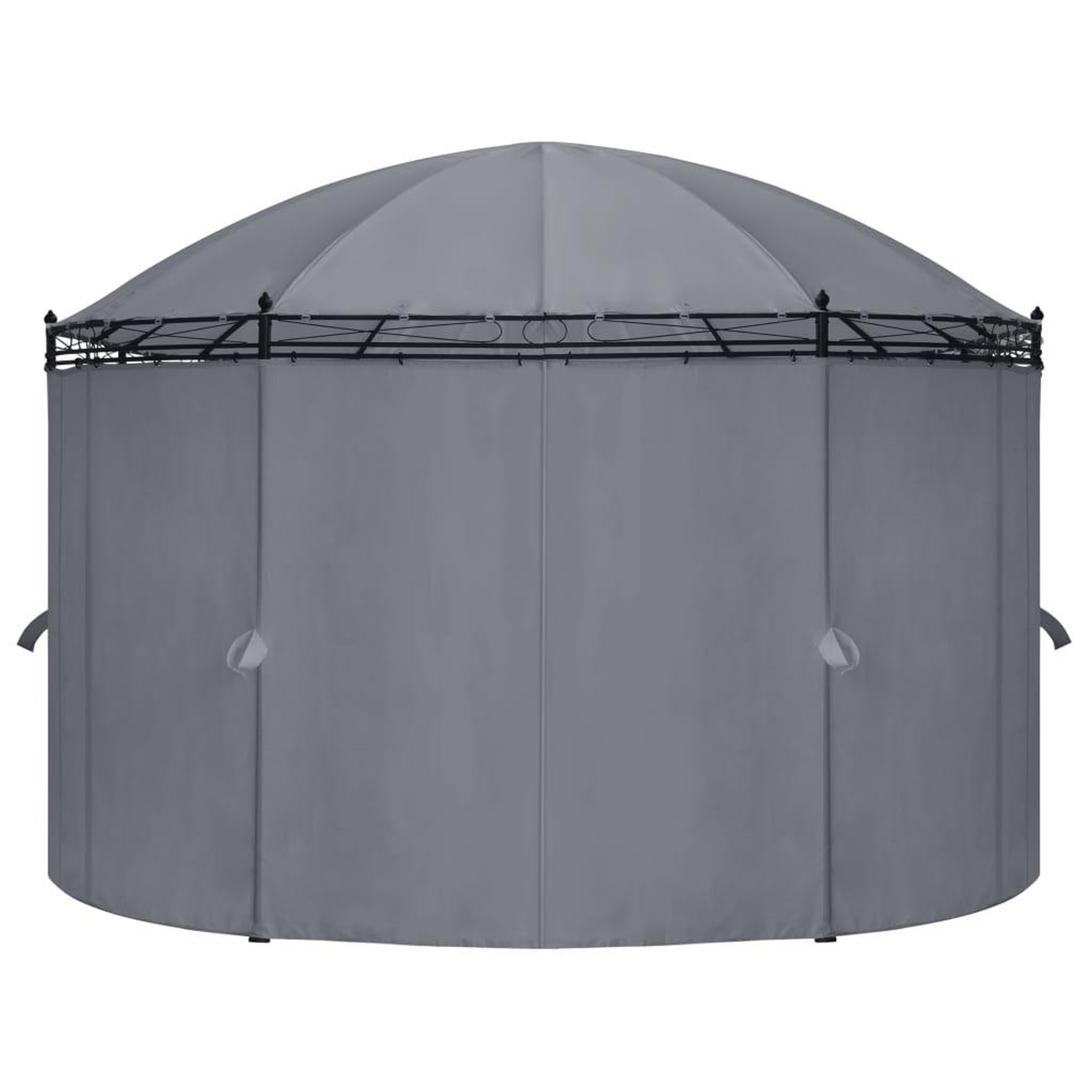 Voir la diapositive 3 : VIDAXL Tonnelle avec rideaux 520x349x255 cm Anthracite