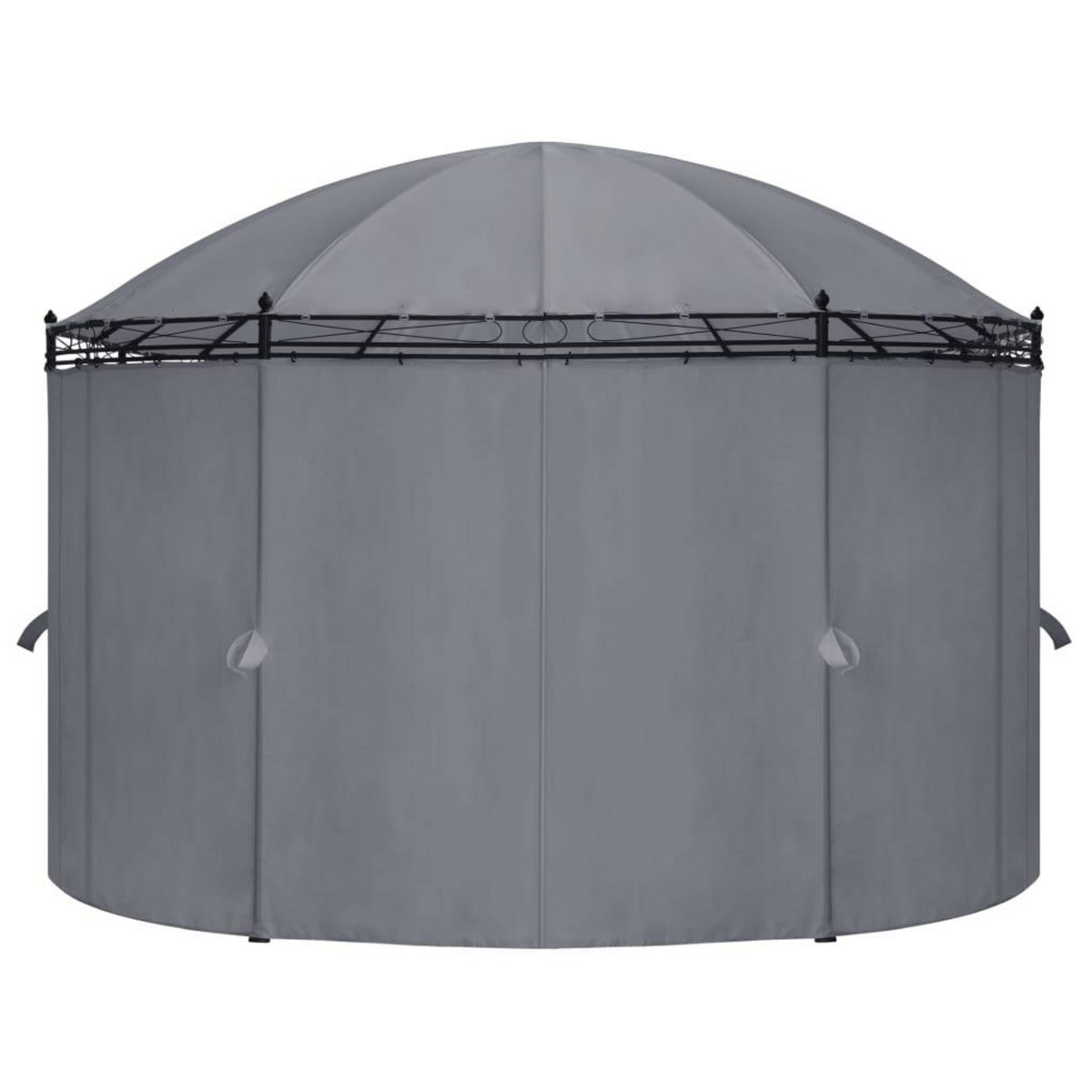 VIDAXL Tonnelle avec rideaux 520x349x255 cm Anthracite