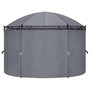 Voir la diapositive 3 : VIDAXL Tonnelle avec rideaux 520x349x255 cm Anthracite