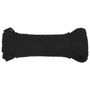 Voir la diapositive 3 : VIDAXL Corde de bateau Noir complet 3 mm 100 m Polypropylene