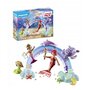 Voir la diapositive 4 : PLAYMOBIL Pack de Démarrage Sirènes et Arc-en-Ciel avec Personnages et Animaux Marins